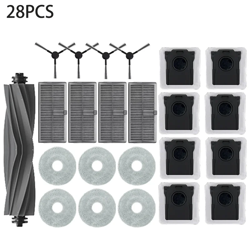 Dreame Spare Parts & Accessories Kit with Brush, Filter, Mop Cloth, and Dust Bags
