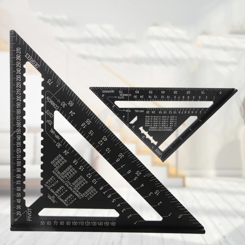 Measurement-Tool-Square-Ruler-Aluminum-Alloy-Speed-Protractor-Miter-For ...