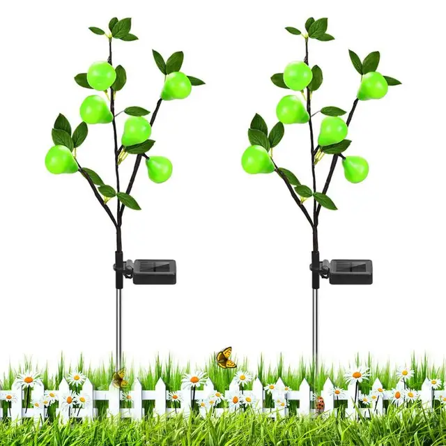 Napenergia Kerti Lámpák Kültéri Vízálló Gyeplámpák Táj Világító Terasz Villa Udvari Dekoráció