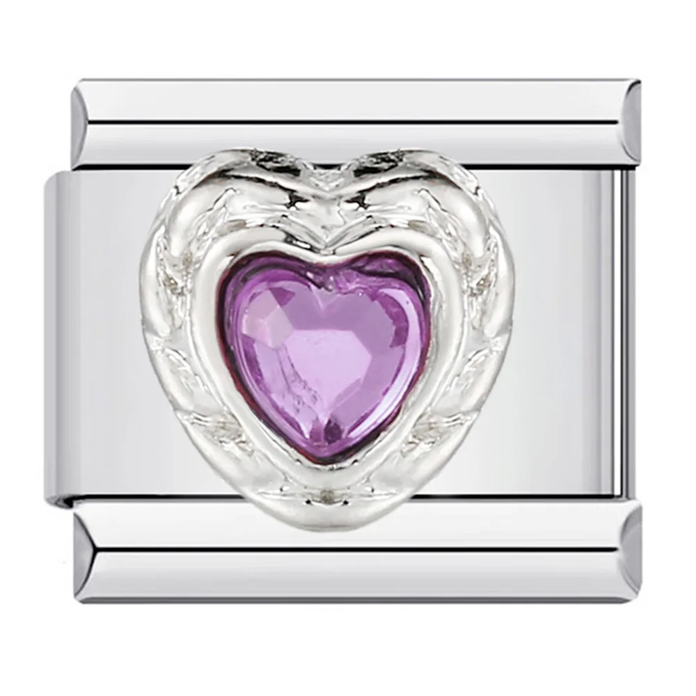 � GEMOSA Elegante Vintage-Serie Armreifen, italienischer Charm-Link, passend für 9 mm Edelstahl-Armbänder, DIY-Herstellung von Zirkonia-Schmuck, Geschenk – Detail 5