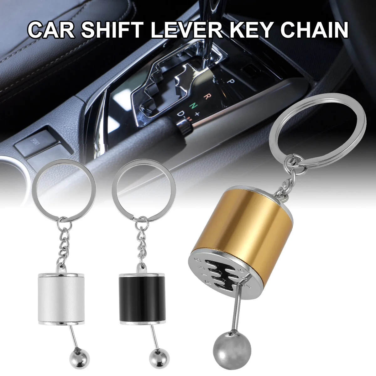 Auto Shifter Keychain 6speed Gearbox Gear Fidget Toy For Decoration
