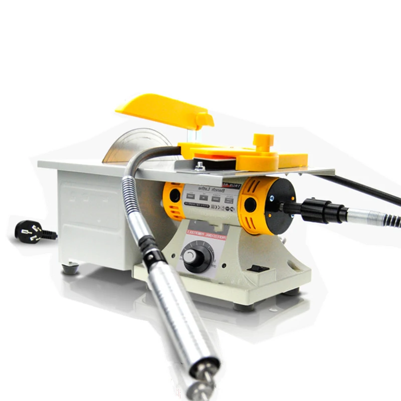 

Многофункциональная бытовая электрическая шлифовальная машина для деревообработки, Настольная пила, полировальная машина, машина для резки и полировки нефрита