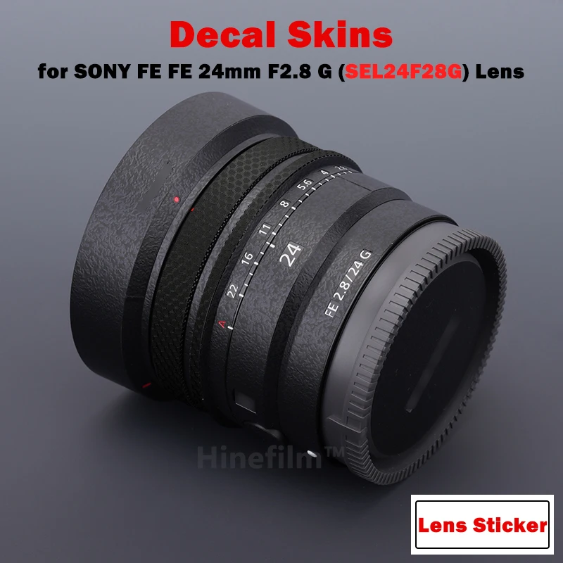 24 2.8G Lens Sticker Per Sony Fe 24Mm F2.8 G Lens Premium Decal Skin Per Sony Fe24 F2.8 Sel24F28G Lens Protector Wrap Cover Film