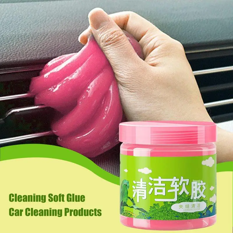 Car Cleaning Putty Strong Viscosity Car Cleaning Gel Putty Reusable Vent Cleaner Auto Detailing Compound Gel For
