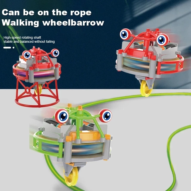 Creative Magical Tumbler Unicycle Robot Electric Toy Tightrope Walker Balance Car Assembling Interesting Gifts For Boys Girls 2