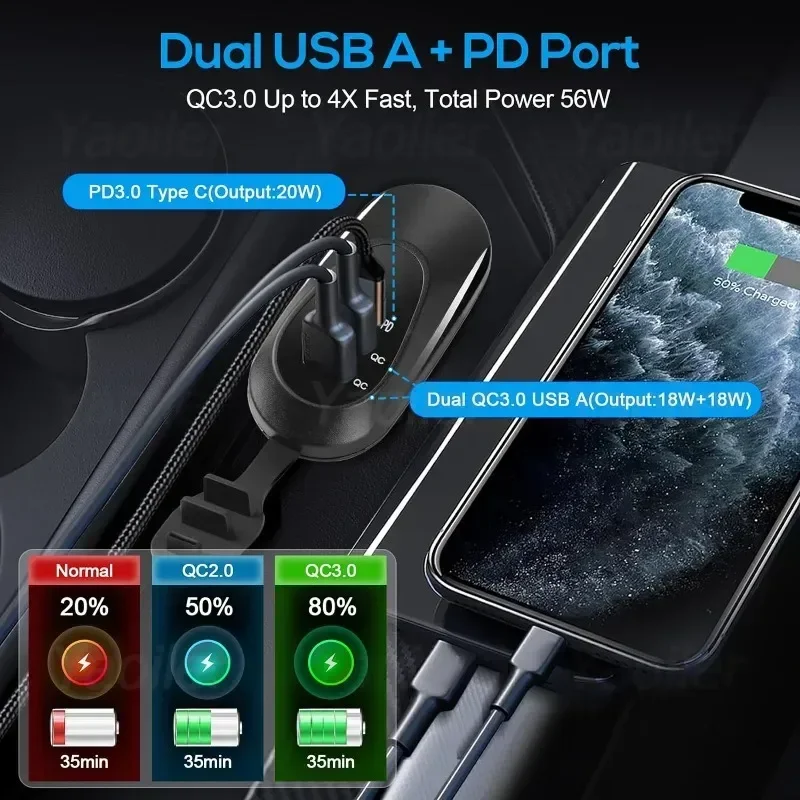 Caricatore Da Parete UK A 6 Porte USB - Ricarica Rapida Per Tutti I Caricatore Da Parete UK A 6 Porte USB - Ricarica Rapida Per Tutti I
