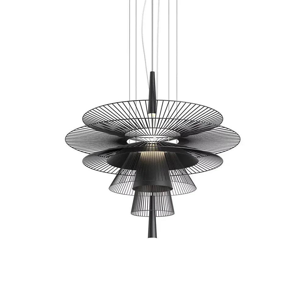 

Nordic Mesh Metal Pendant Light Home LED Hanging Lamp for Living Dining Room Restaurant Kitchen Decor Art Designer Chandeliers