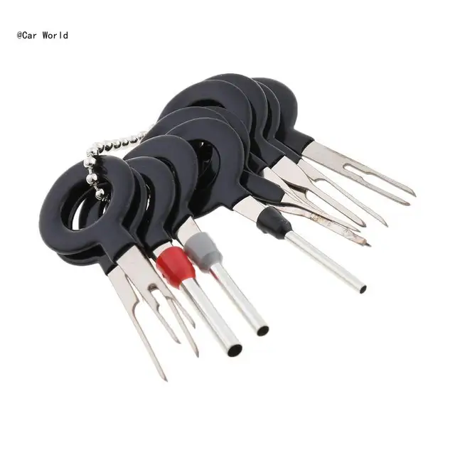 6XDB Removal Tools Wiring Crimp Connector Pin Extractor Puller Terminal Ejector Tool 2