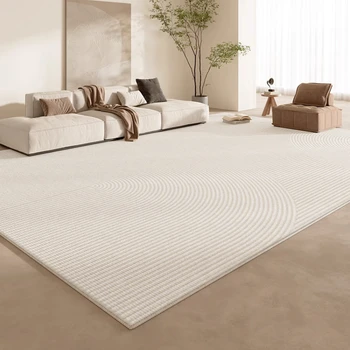 Modern Style Bedroom Decor Line Carpet Fluffy Soft Study Rug Large Area Carpets for Living Room Thick Anti-slip Lounge Floor Mat 1