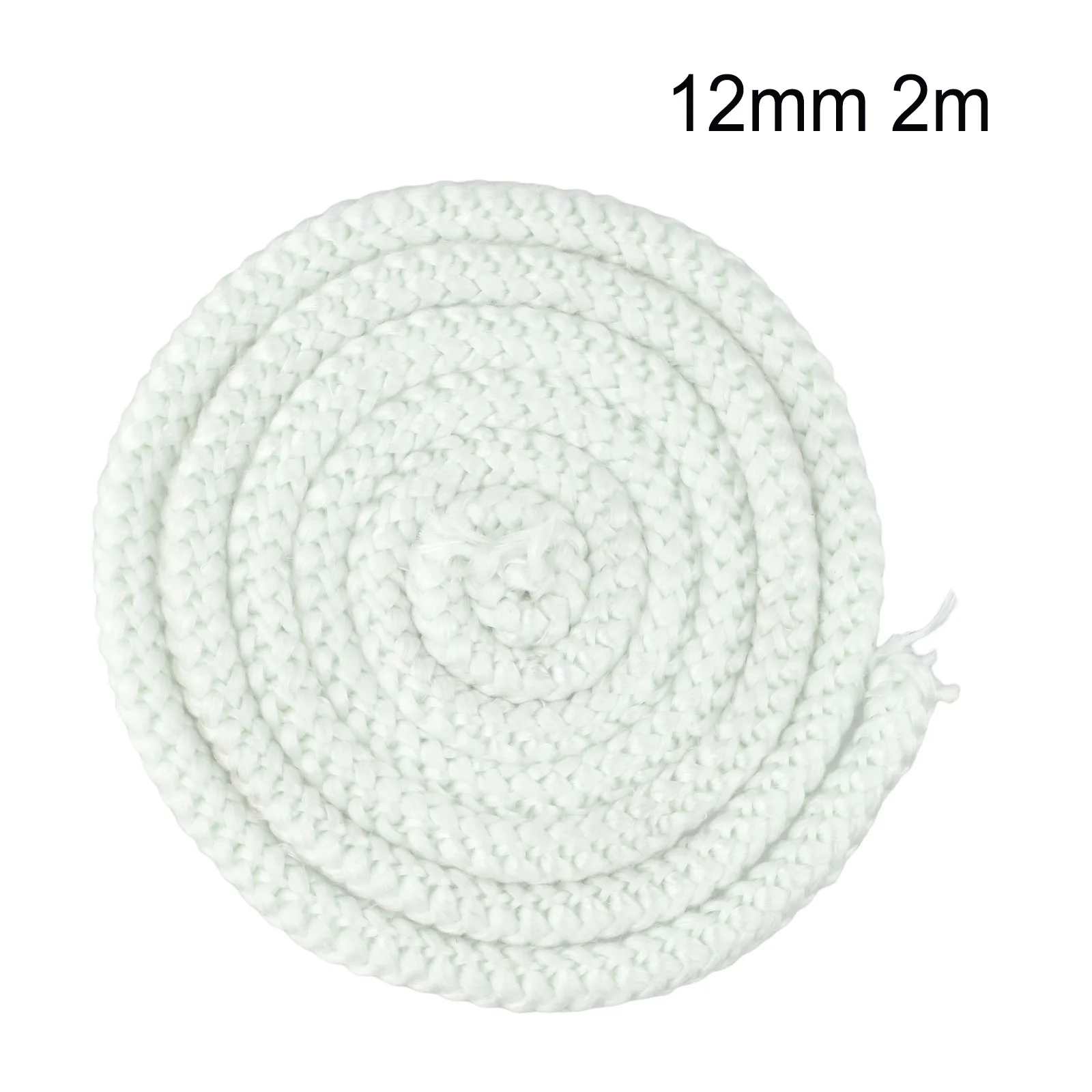 6/8/10/12mm 2M Fireplace Sealing Rope Gasket Cord White Wood Burning Stove Door Fiberglass High Temperature Sealing Rope