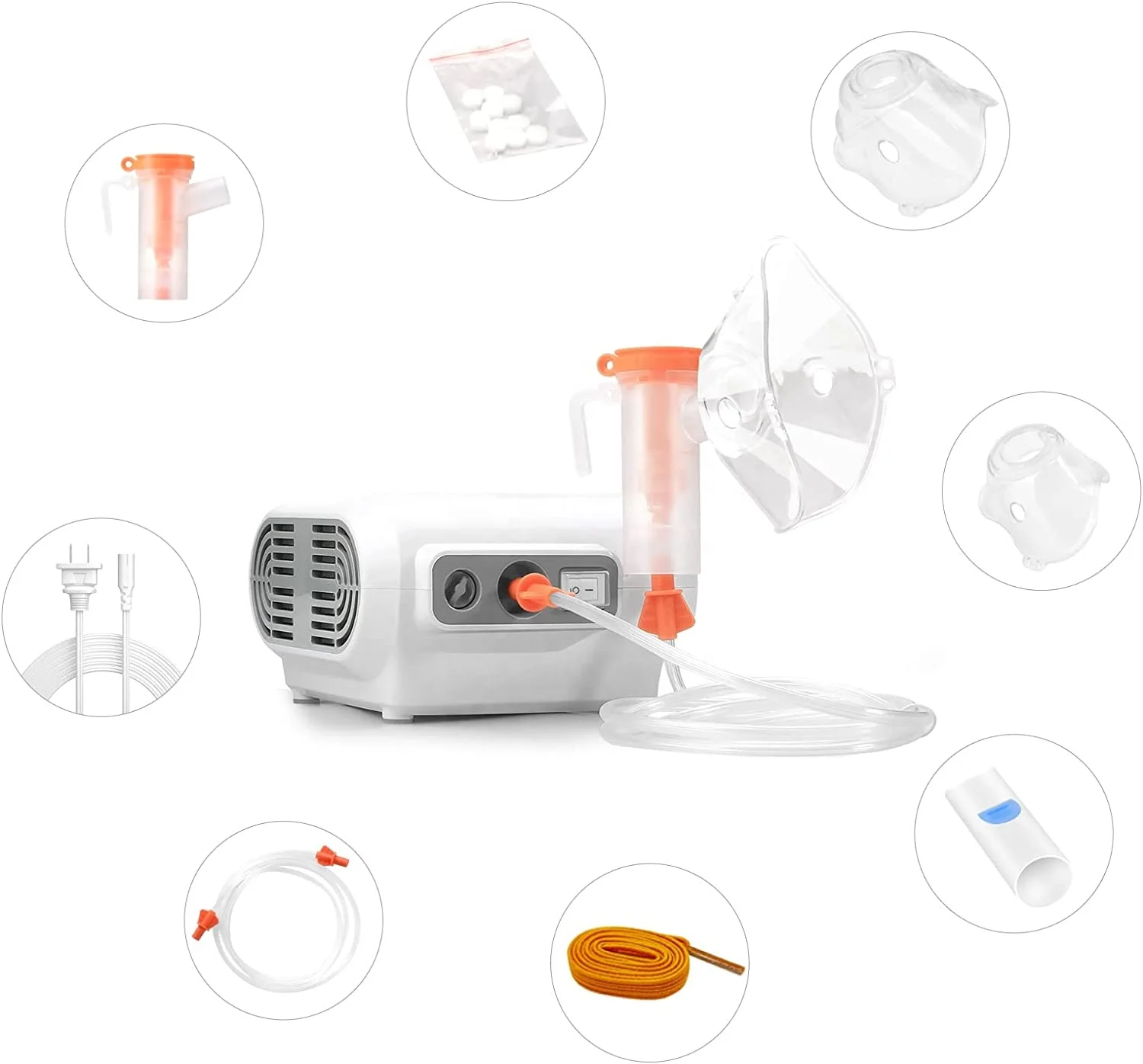 

CE ISO Atomizer Portable Nebulizer Machine Mesh Compressor Nebulizer Kit Medical Disposable Nebulizer Machine