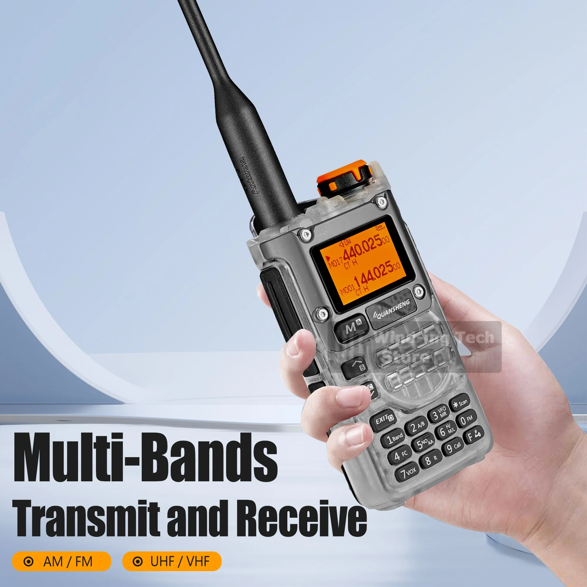 Walkie Talkie 5w Pmr Emergency Communication Quansheng UV K5 Dual Band 