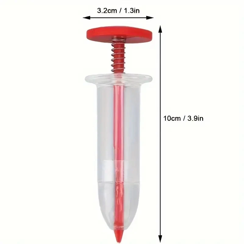 Dixiong Mini Plant Seed Sower Planter Adjustable Handheld Flower Grass Syringe Seeder Dispenser Garden Seeding Tools