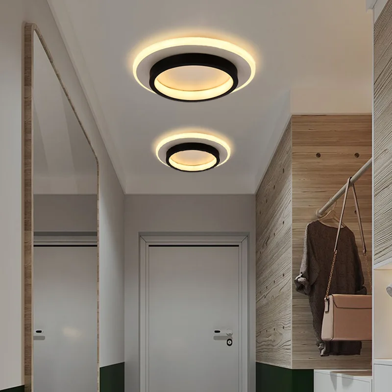 

Corridor ceiling light Modern Nordic creative hall entrance light Simple cloakroom light Balcony corridor small ceiling light