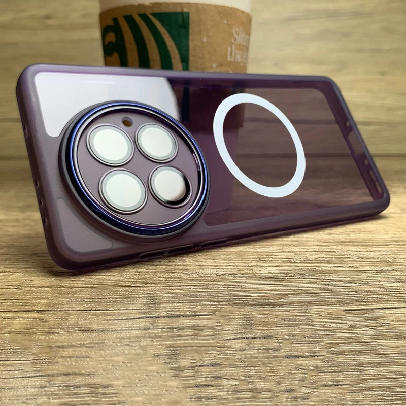 Magnetic Clear Soft Silicone Phone Case with Camera Protection