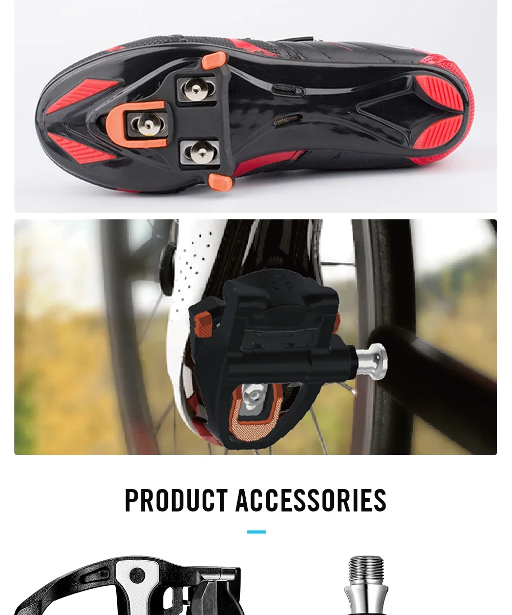 Road Bike Cleats Clipless Pedals For Peloton Bike Shimano M520 SPD