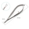 8.5 cm Stainless Steel Microscopic Instruments Elbow Micro Scissors 6
