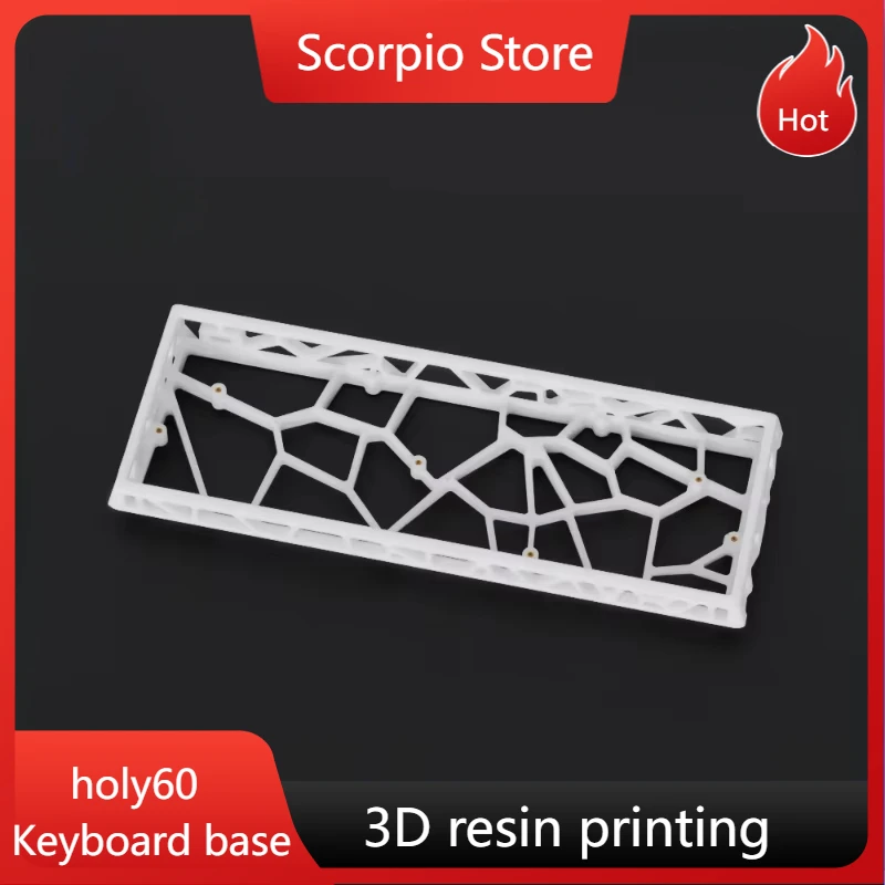 NEW Holy60 Case Custom 3D Print Resin Hollow Out Shell for Wooting
