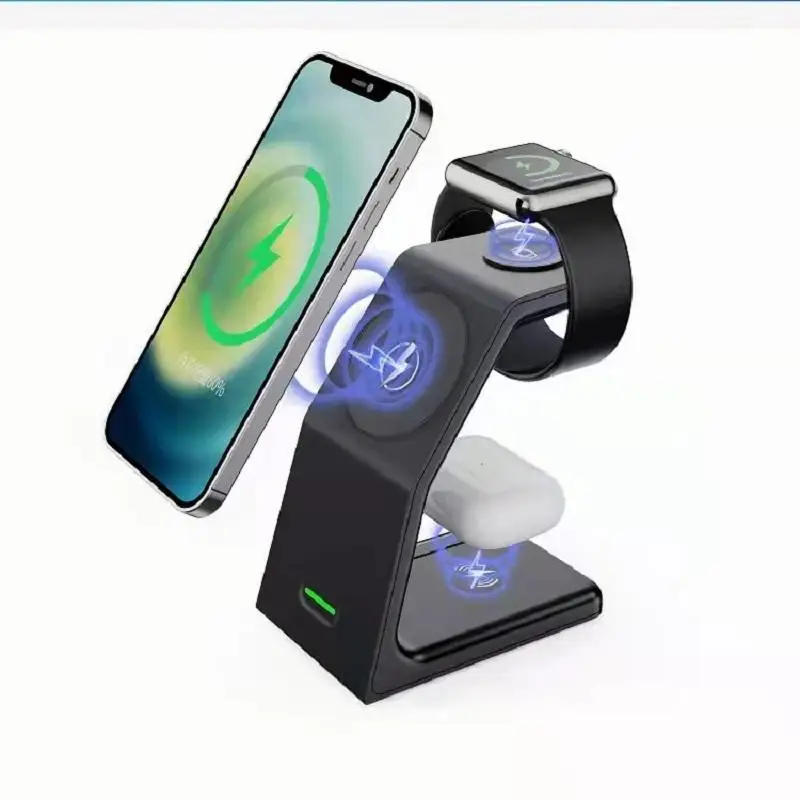 Wireless Charging Dock Iphone Apple Watch Airpods Qi 3in1