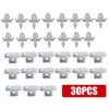 30 قطعة ل Sacco 190 W201 W124 A124 S124 سيارة الجانب الباب صب تقليم مقاطع ثابتة أ 0019884981   أ 0019885181   اكسسوارات السيارات