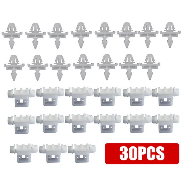 30 قطعة ل Sacco 190 W201 W124 A124 S124 سيارة الجانب الباب صب تقليم مقاطع ثابتة أ 0019884981   أ 0019885181   اكسسوارات السيارات