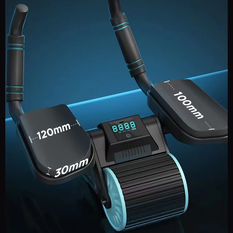 Ab Roller Wheel for Abdominal Fitness Rebound Ab Abdominal Wheel with Smart Counting Exercise Roller for Ab Workout 3 Ab Roller Wheel for Abdominal Fitness Rebound Ab Abdominal Wheel with Smart Counting Exercise Roller for Ab Workout - Image 3