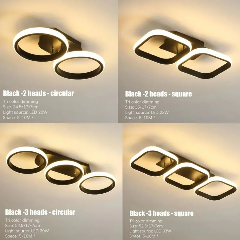 รูปสินค้า โคมไฟเพดาน LED โมเดิร์น ตกแต่งบ้าน