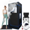 Portable Steam Sauna Box, Personal Home Spa Room, Sauna Sweat Tent for Boost Health and Recovery, with 3L & 1500W Steamer 1