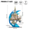 MU 3D Metal Puzzle ATLANTIS DIY Assembly  Western building Model kits Toy For Adults Children Gift for Friend 6