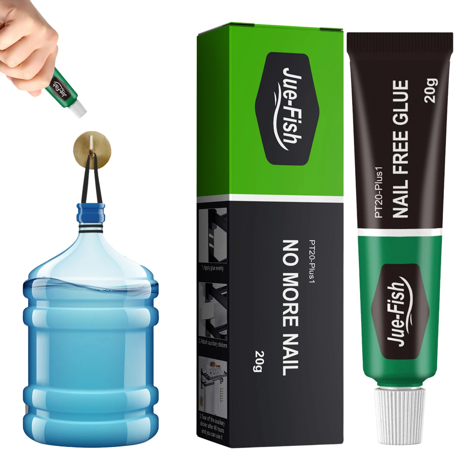 Nail Free Glue Waterproof Super Glue Heavy Duty Clear Glue No More