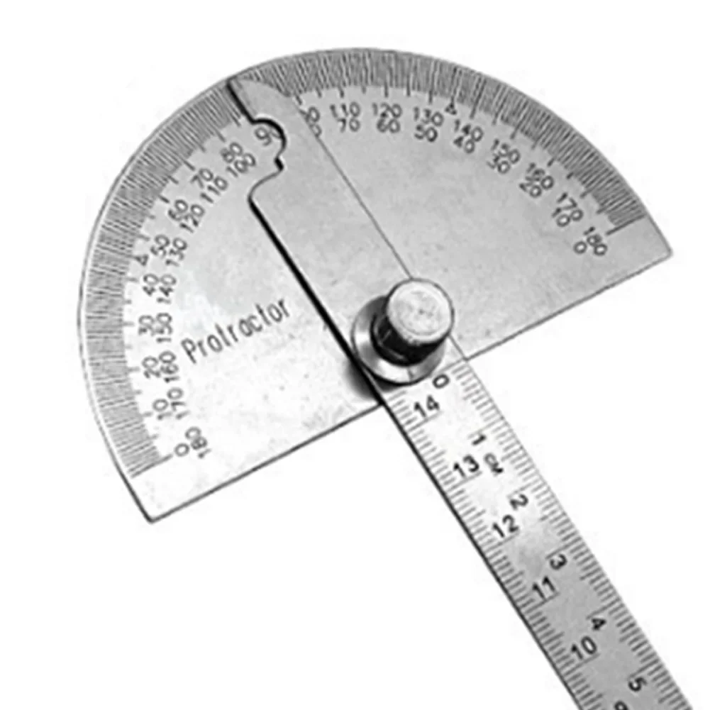 측정 눈금자 각도계 각도 눈금자 스테인레스 스틸 목공 도구, 180 도 각도기, 금속 각도 파인더 도구 부품