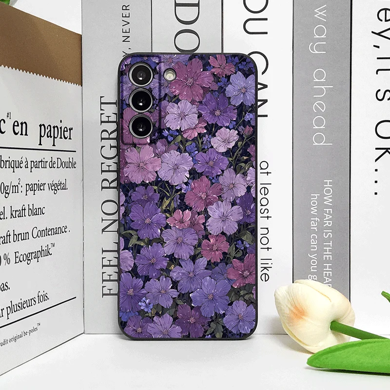 Floral Fragments Phone Case with Flowers Printing Design