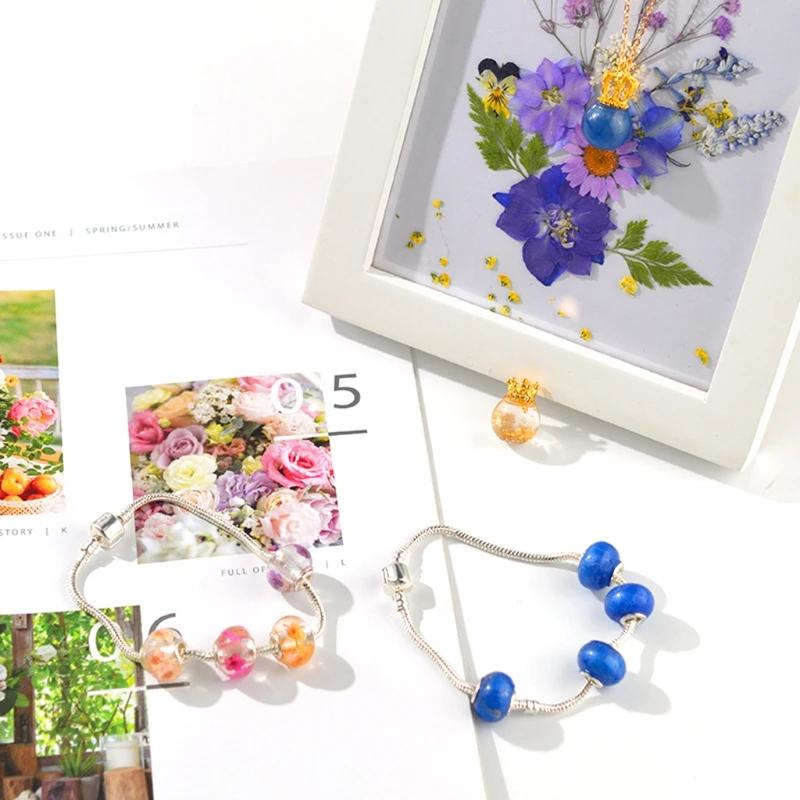 Beads Resin Mold with Holes Silicone Mold for DIY Bracelet Jewelry Making Drop shipping