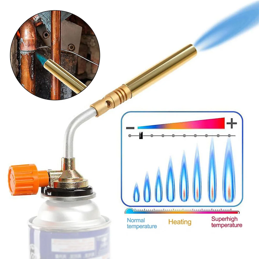 PortableButaneBurnerWeldingGasTorchFlameGunBrazingFlamethrower