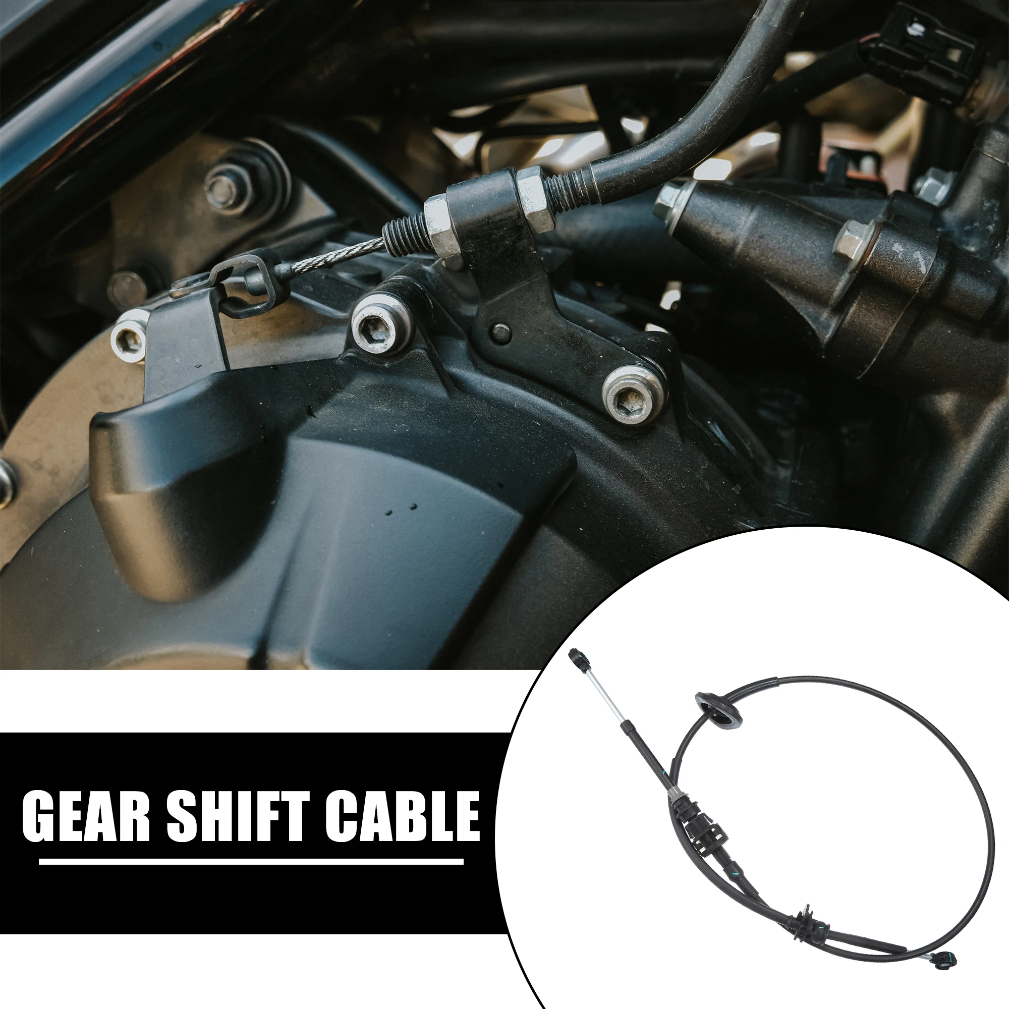 X Autohaux Gear Shifter Transmission Control Shift Cable for Ford Bronco 1992-1996 for Ford F-150 F-250 F-350 1992-1997
