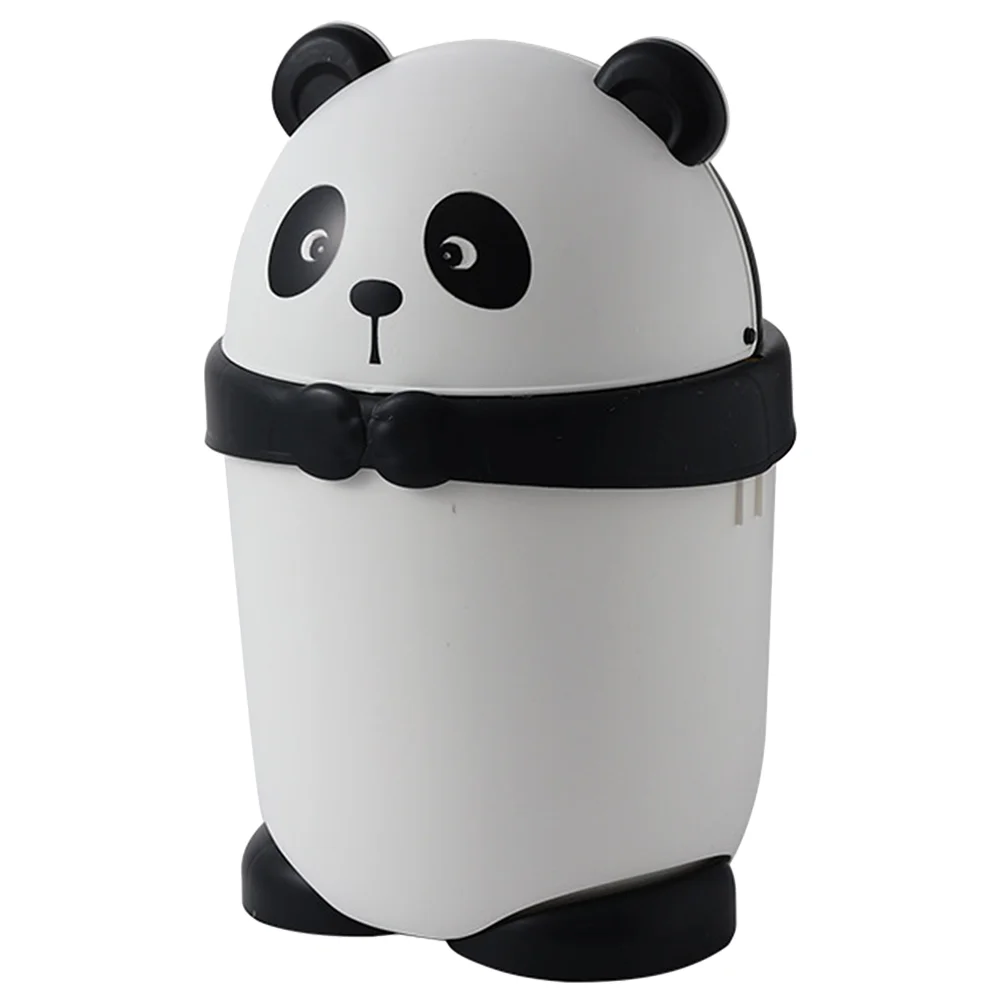 

Panda Trash Can Small Trash Can With Lid Tabletop Trash Can Countertop Trash Can