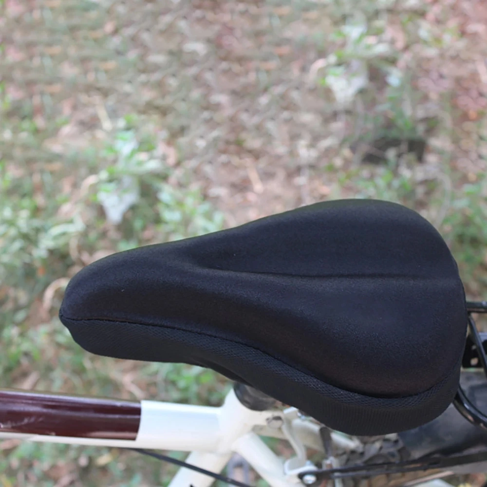 Housse De Selle Large Pour Vélo D'appartement – Coussin Gel/mousse Confortable, Noir