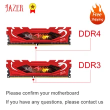 Jazer Memoria Ram DDR4 8Gb 16Gb 2666Mhz 3000Mhz DDR3 8Gb 1600Mhz Desktop Geheugen Dimm met Koellichaam