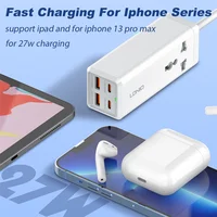 LDNIO Power Strip 65W 4 USB C Outlets With 2M Extension Cord Fast Charger For Laptop/Macbook/Ipad/Earphone/Mobile Phone Usb Plug - Image 6
