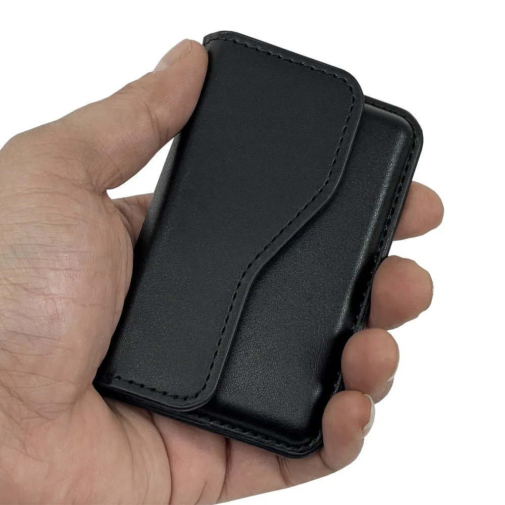 Sleek Magnetic PU Leather Flip Wallet & Card Holder