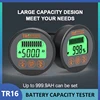 TR16 DC 8-100V Battery Tester 50A 100A 350A Battery Capacity Tester Digital Waterproof Ammeter Voltmeter with Memory Function 1