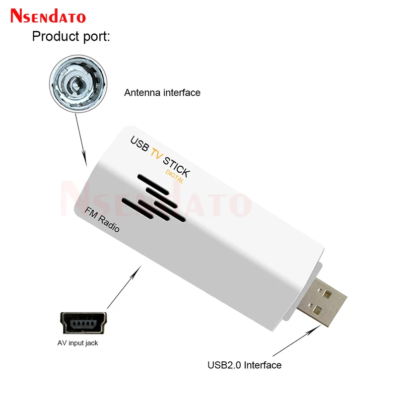 USB2.0 Analog FM Radio TV Stick for Worldwide USB 2.0 TV Tuner Receiver with Remote Control for PC Laptop,Free Shipping
