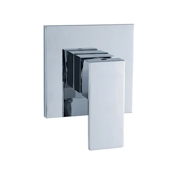 ก๊อกน้ําอาบน้ําทองแดงเข้าผนังซ่อนวาล์วผสมร้อน/เย็นฝังก๊อกน้ําอาบน้ําอาบน้ํา 1