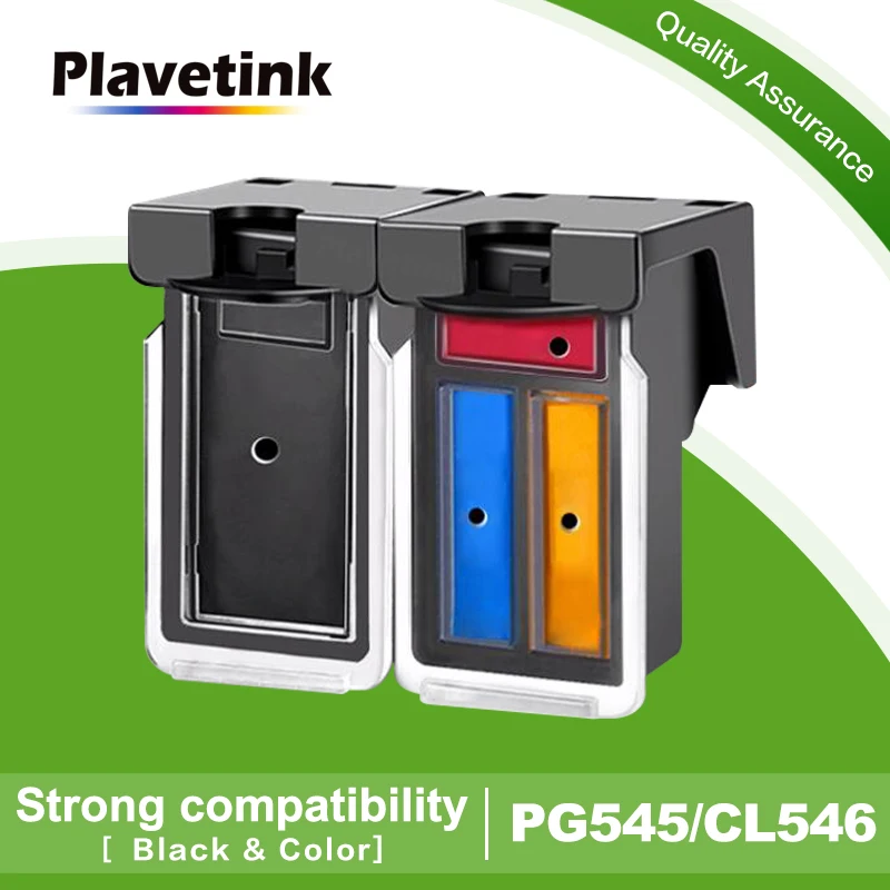 Plastetink Per Canon Pg 545 Cl 546 545Xl 546Xl Pg545 Cartuccia D'Inchiostro Per Stampante Nera E A Colori Per Canon Mg3050 Mg 2550 2450 2550S