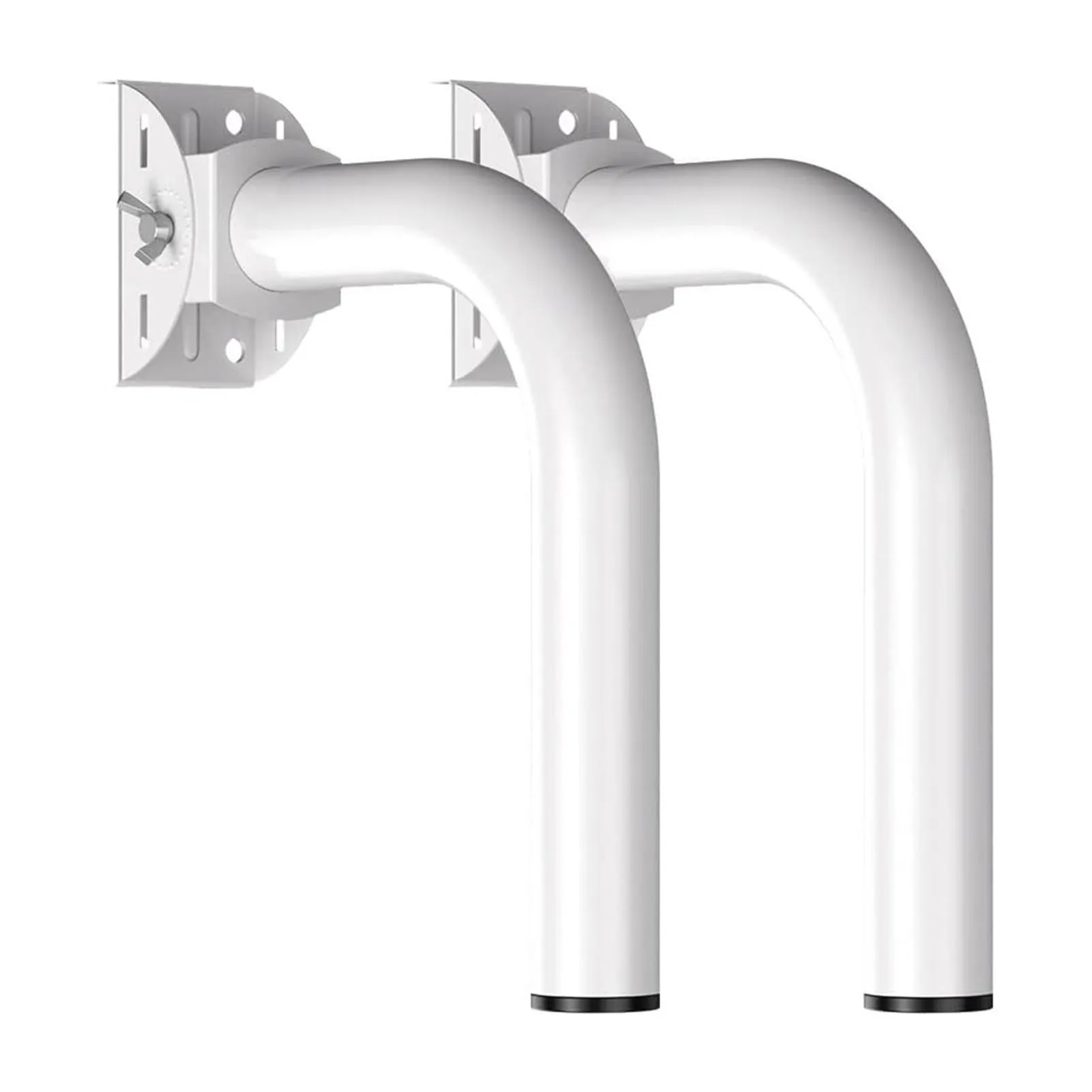 2Pcs Starlink Wireless Bridge Bracket Mount 150&deg; Adjustable Stainless Steel Universal J Pole Mount Accessory