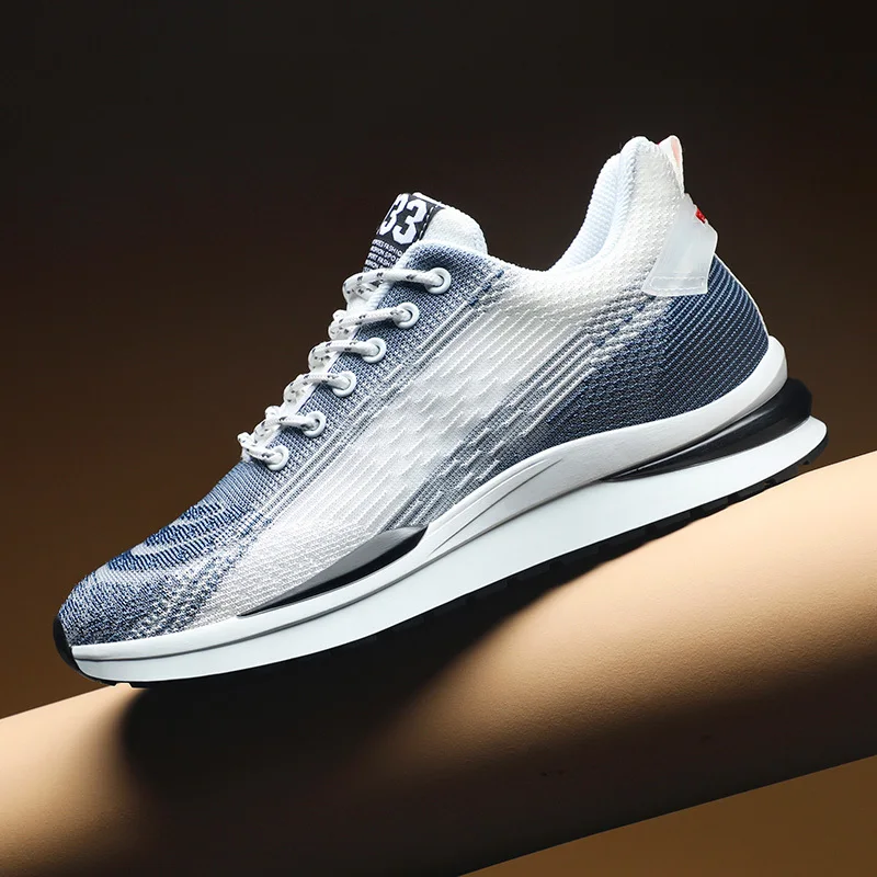 2025 Men Heightening Shoes Elevator Shoes Hidden 6CM Height Increase Shoes For Male Casual Breathable Sports Sneakers Taller Men 5