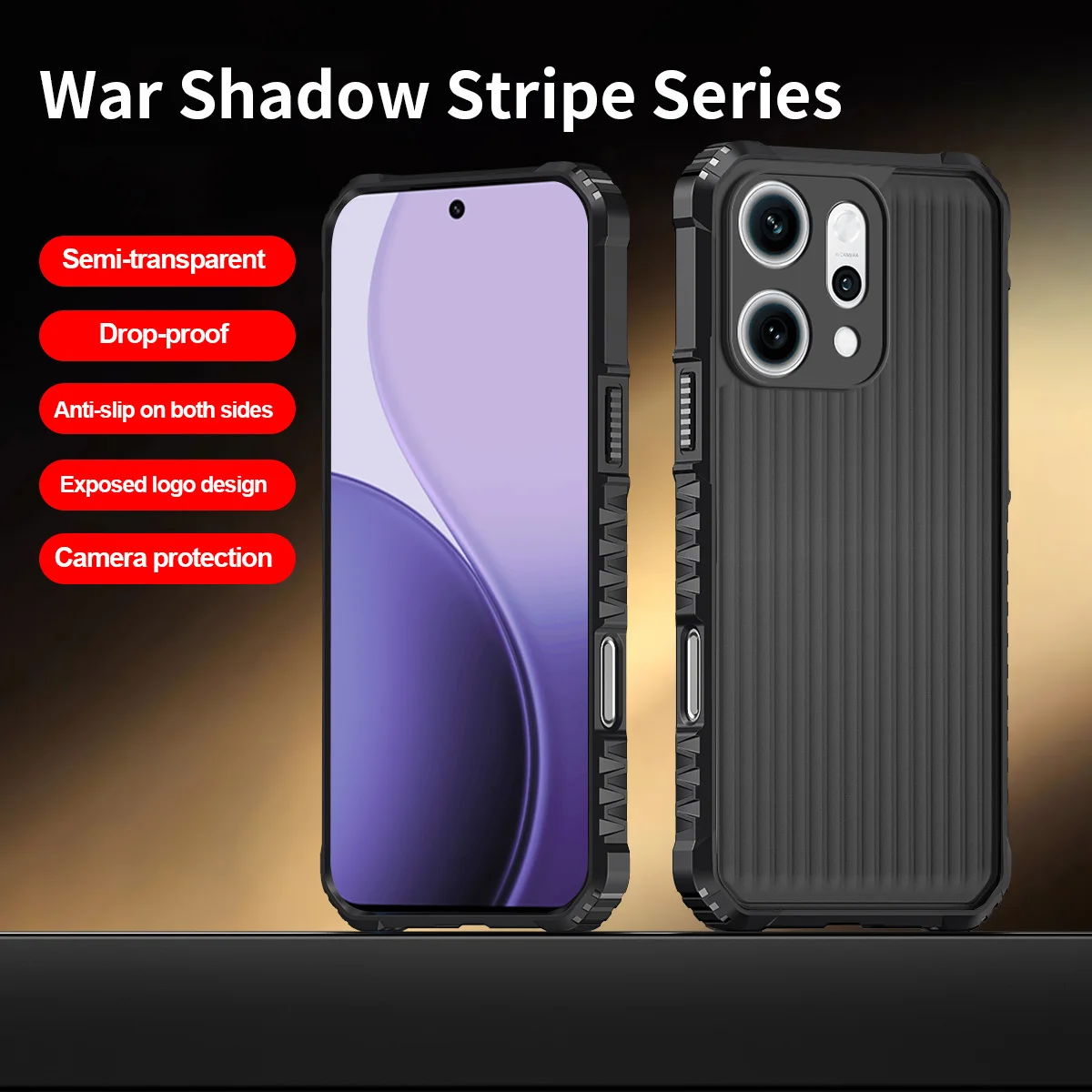 Armor Shockproof Hard Back Protective Phone Case