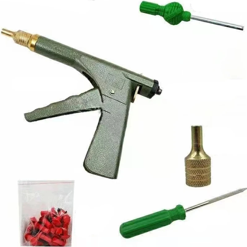 General Motors Tire Repair Tools Tire Repair Kits Auto Bike Puncture Plug Garage Motorcycle Wheels Vacuum Gun Kit