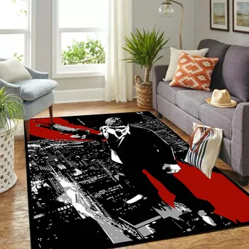 3D Movie Scarface Floor Mats Rug 2