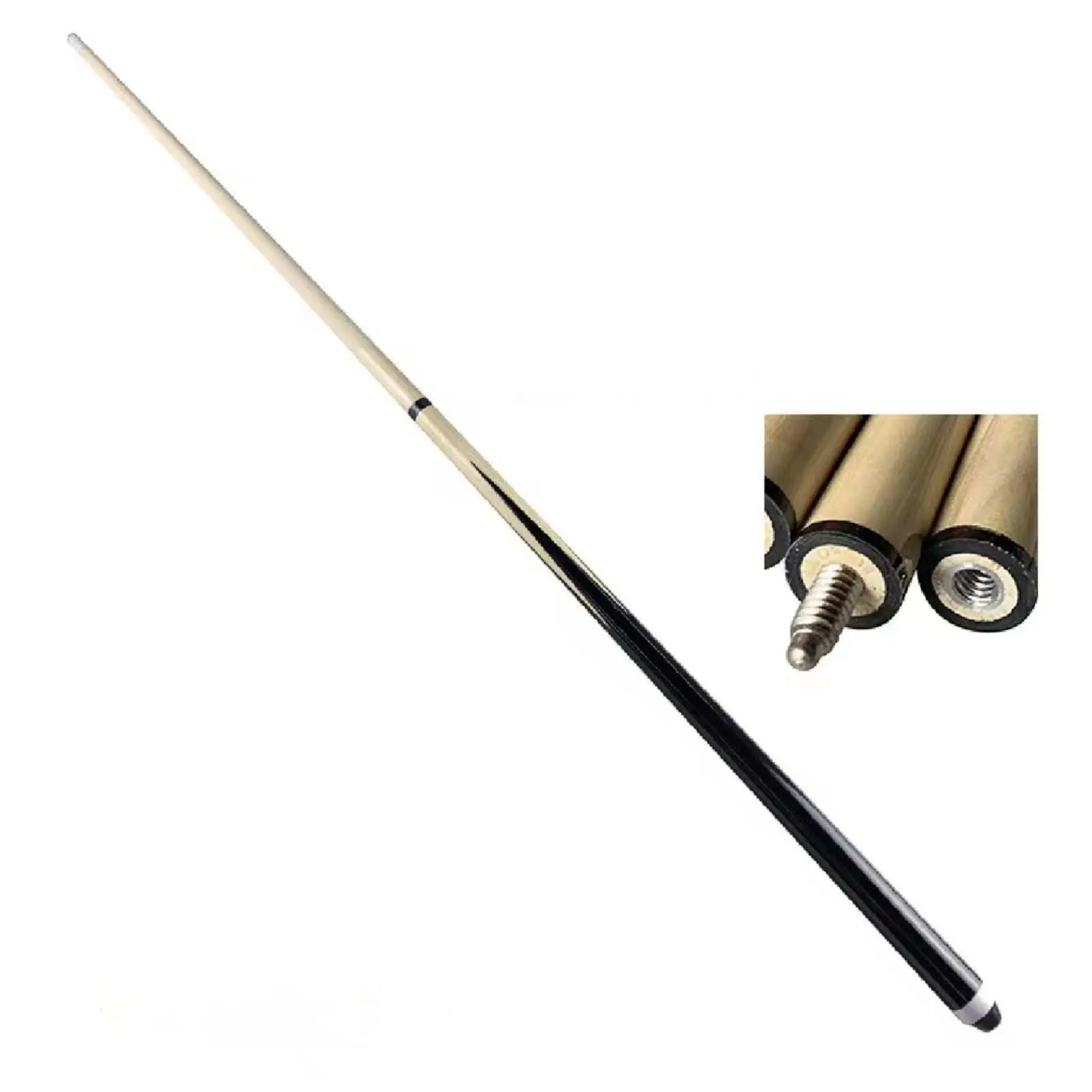 Small Pool Cue Wood Youth Hard Rock Adults Training Home Kids Pool Cue Stick